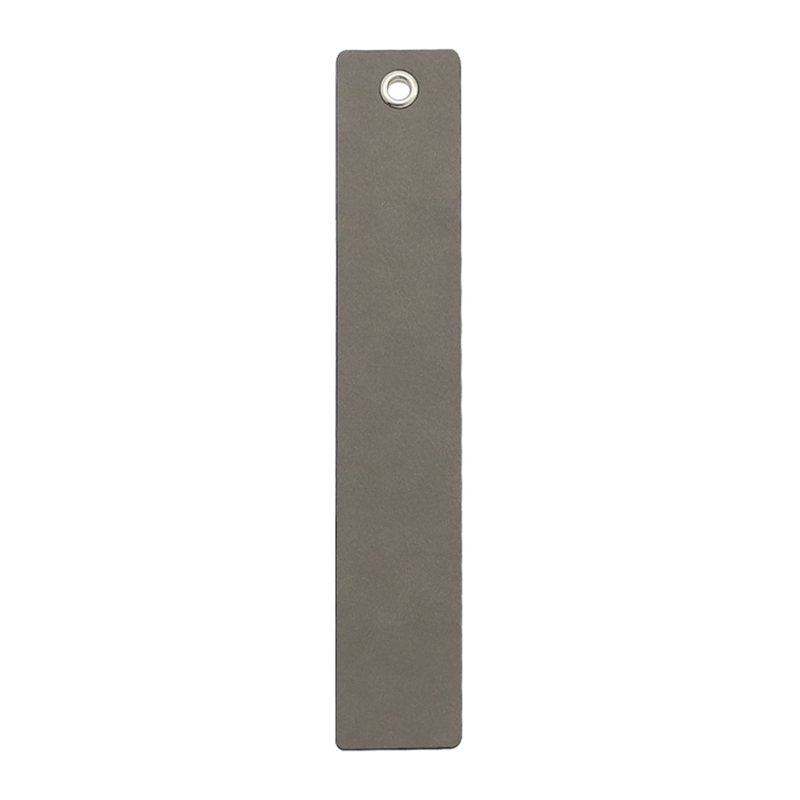 Marque-page de forme longue en similicuir laserable