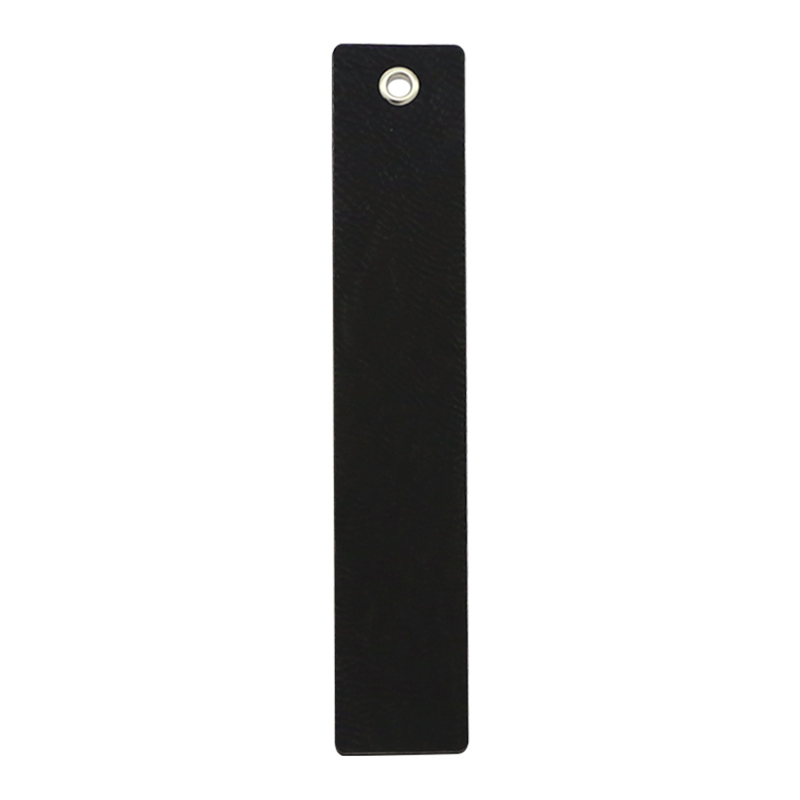 Marque-page de forme longue en similicuir laserable