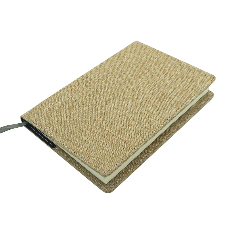 Carnet modifiable en jute par sublimation - Format A4