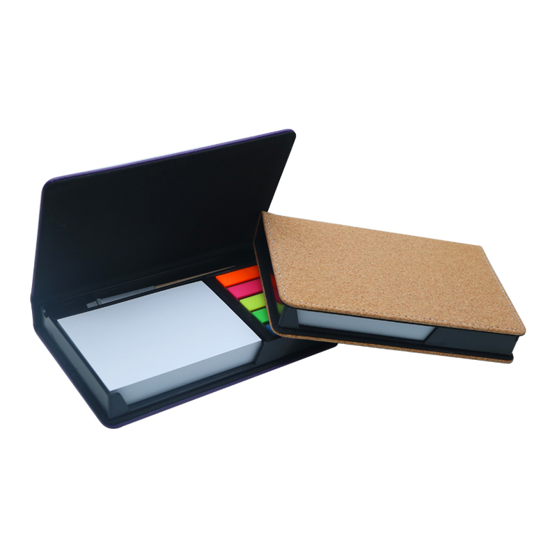Support de bloc-notes rectangulaire en similicuir laserable