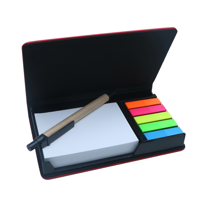 Support de bloc-notes rectangulaire en similicuir laserable