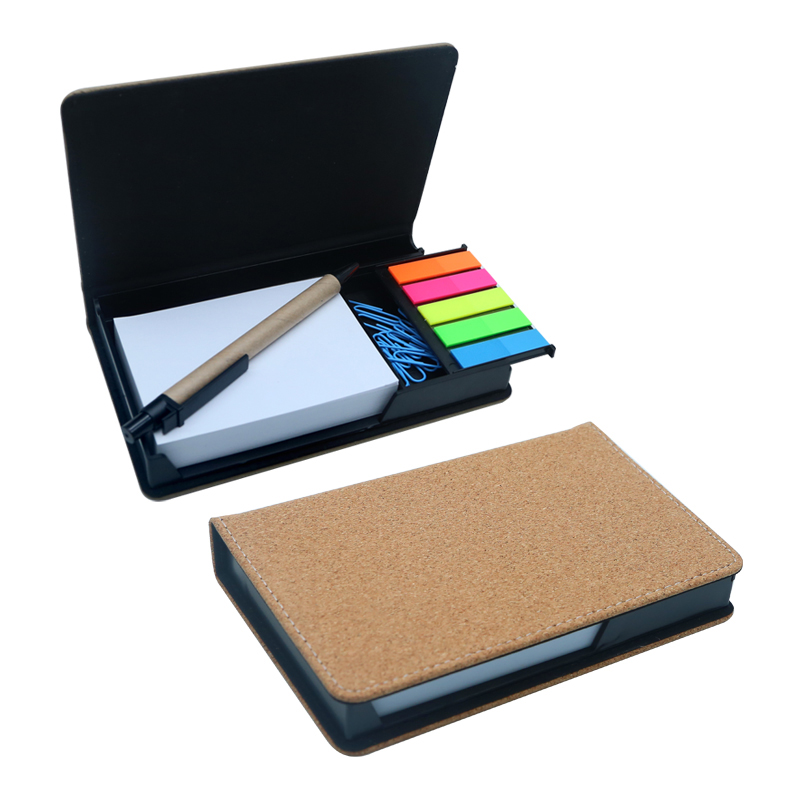 Support de bloc-notes rectangulaire en similicuir laserable