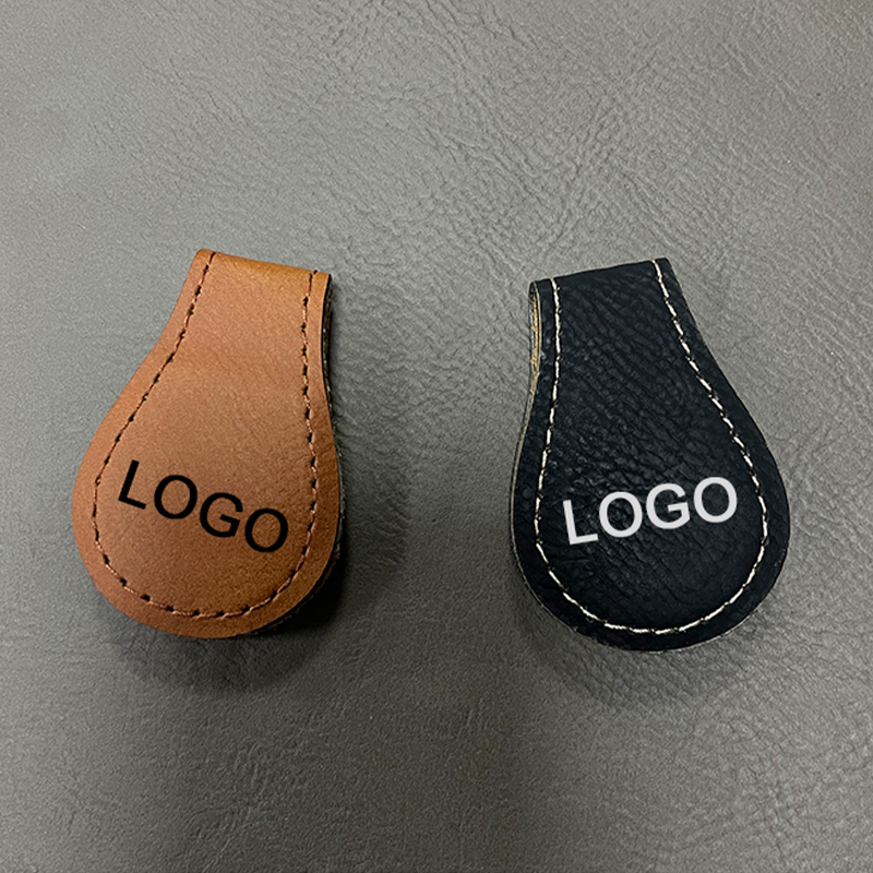 Marque-page magnétique en similicuir laserable