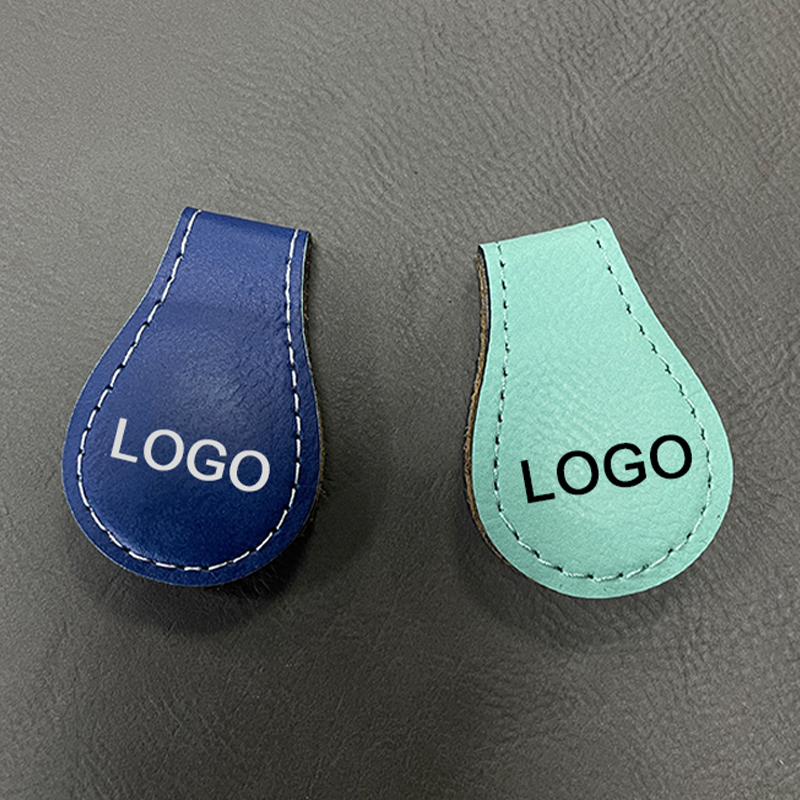 Marque-page magnétique en similicuir laserable
