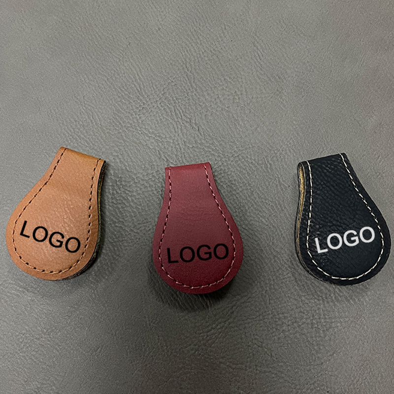 Marque-page magnétique en similicuir laserable