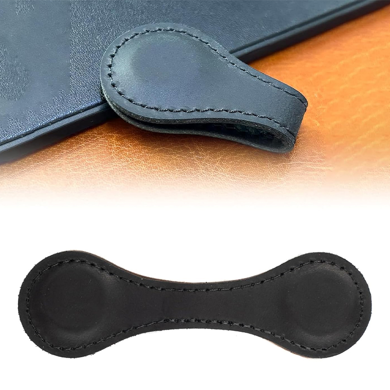 Marque-page magnétique en similicuir laserable