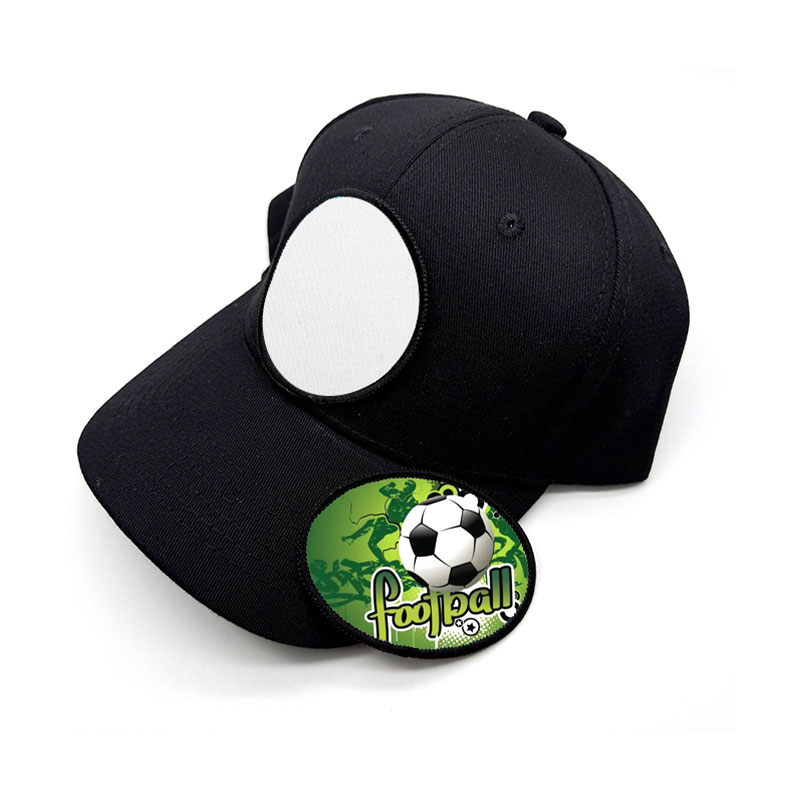 Patch Merrow en tissu de sublimation ovale de 3 'x 2' avec adhésif