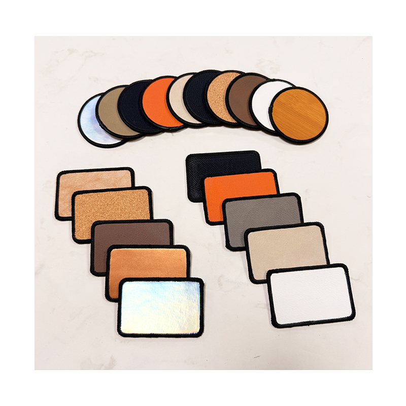 Patch Merrow en similicuir carré laserable de 3' x 3' avec adhésif
