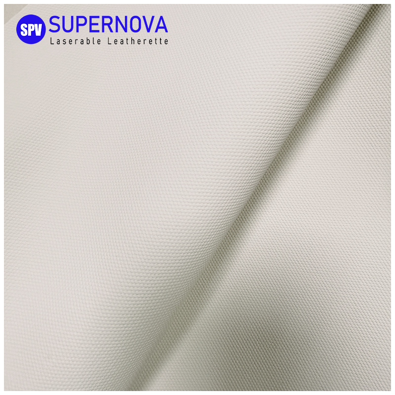 Feuilles de similicuir Canvas Pro Blanc lasersables avec adhésif/sans adhésif