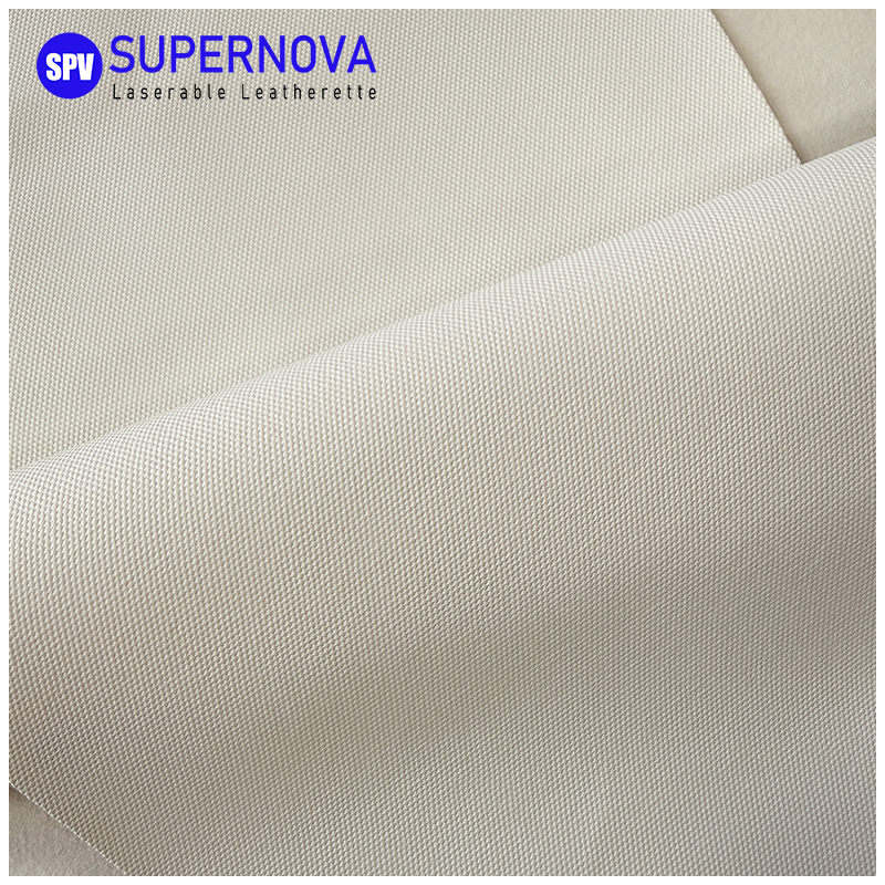 Feuilles de similicuir Canvas Pro Blanc lasersables avec adhésif/sans adhésif