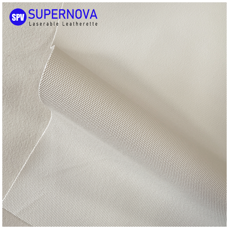 Feuilles de similicuir Canvas Pro Blanc lasersables avec adhésif/sans adhésif