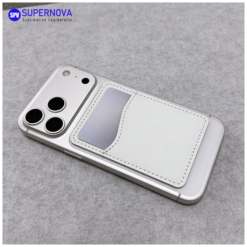 Porte-carte de téléphone en similicuir par sublimation avec aimant