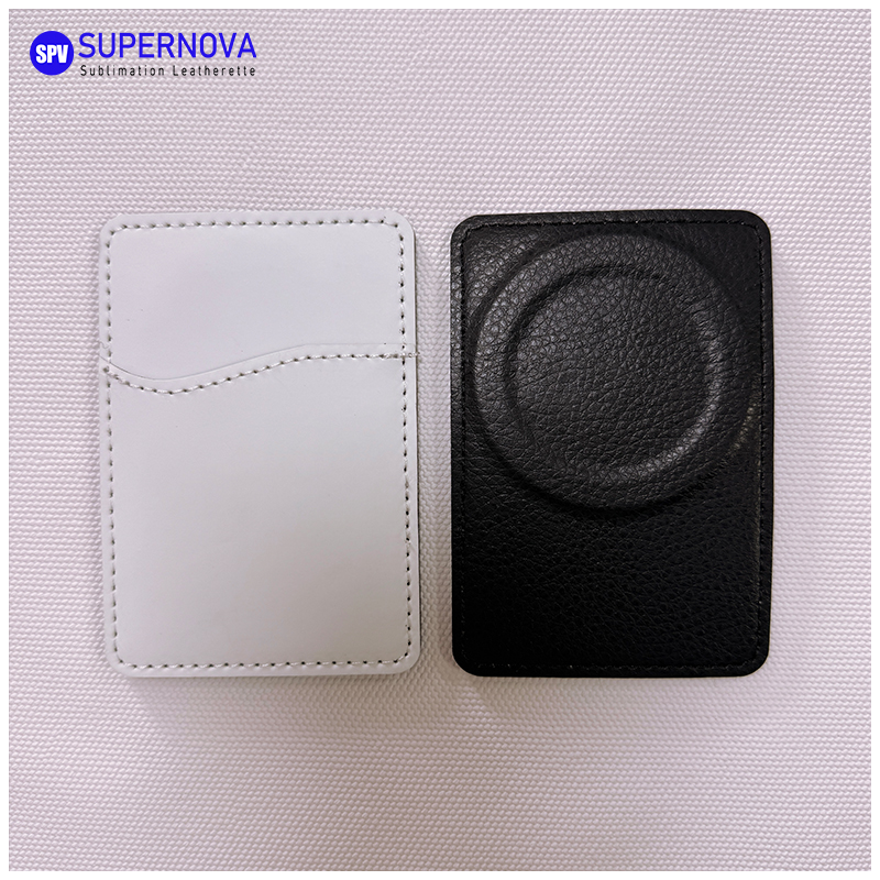Porte-carte de téléphone en similicuir par sublimation avec aimant