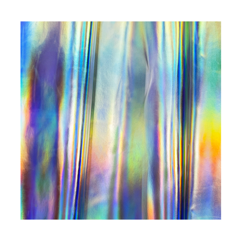 Feuille de similicuir holographique laser avec adhésif/sans adhésif
