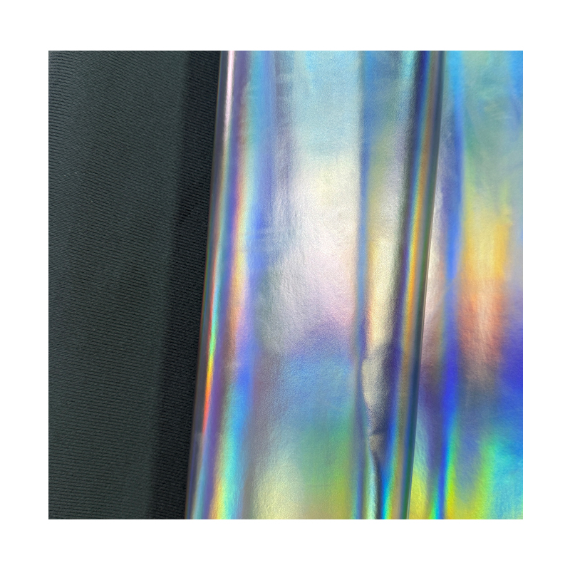 Feuille de similicuir holographique laser avec adhésif/sans adhésif