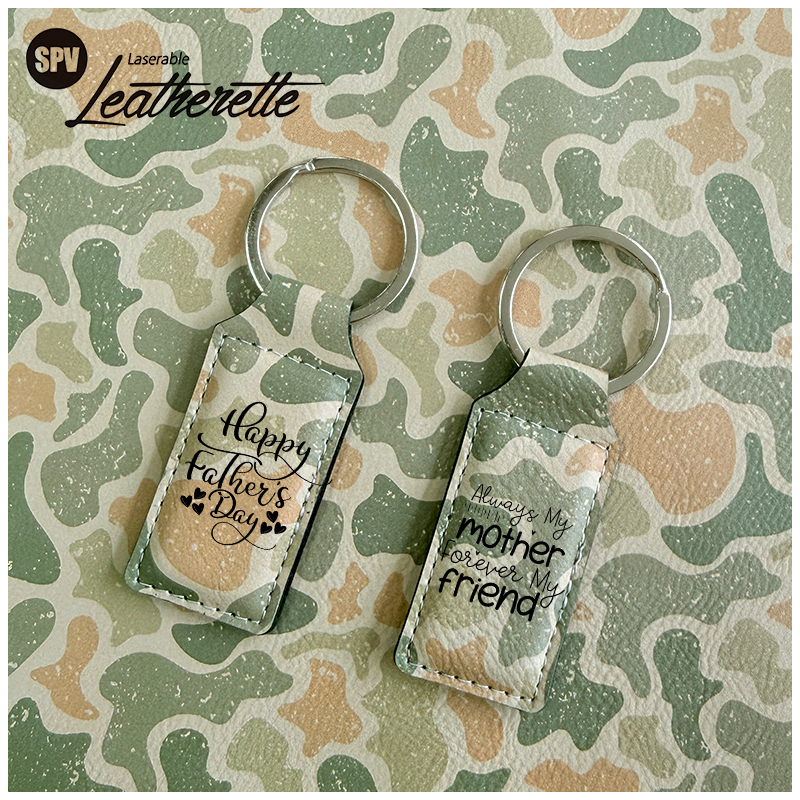 Feuille de similicuir laser laser camouflage avec adhésif/sans adhésif