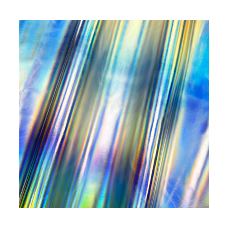 Feuille de similicuir holographique laser avec adhésif/sans adhésif