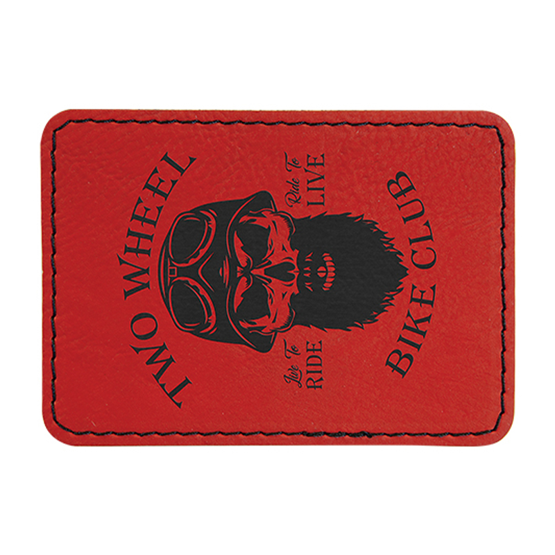 Patchs rectangulaires en similicuir 3' x 2'