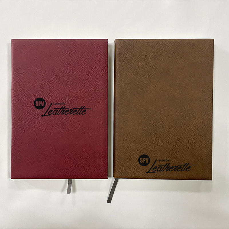 Carnet de croquis en similicuir laser 7 x 9 3/4