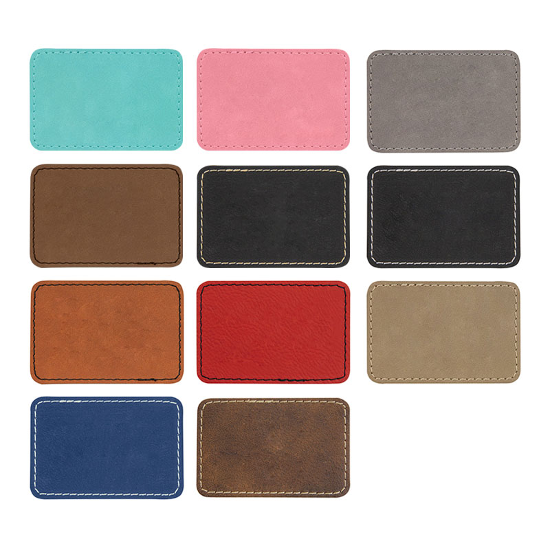 Patchs rectangulaires en similicuir 3' x 2'