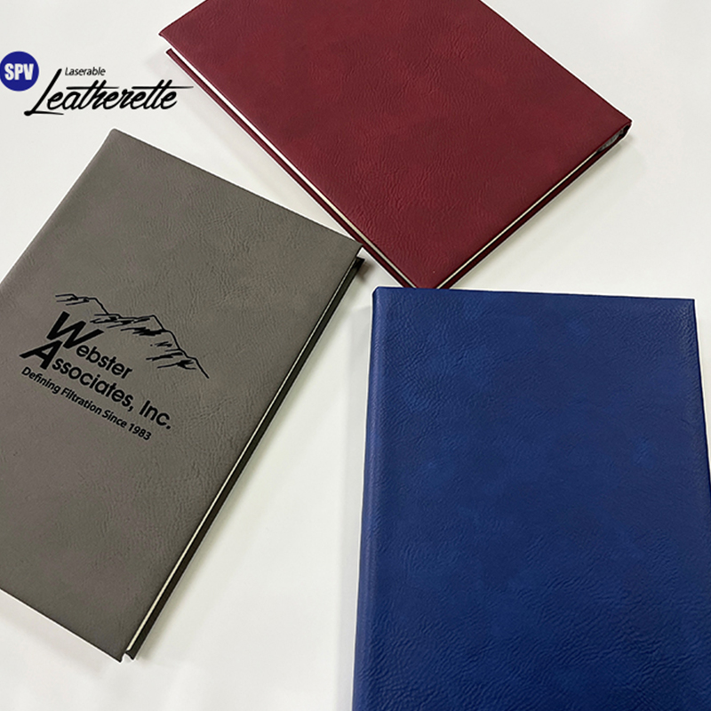 Carnet de croquis en similicuir laser 7 x 9 3/4