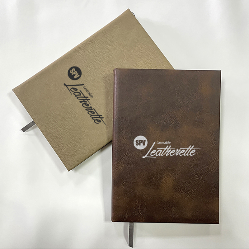 Carnet de croquis en similicuir laser 7 x 9 3/4