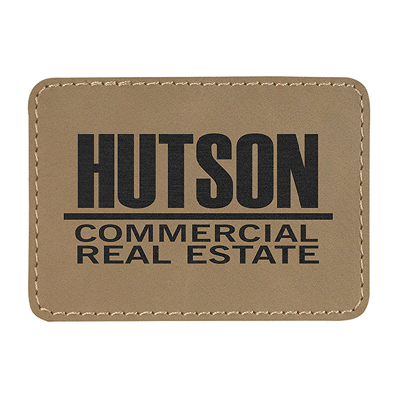Patchs rectangulaires en similicuir 3' x 2'