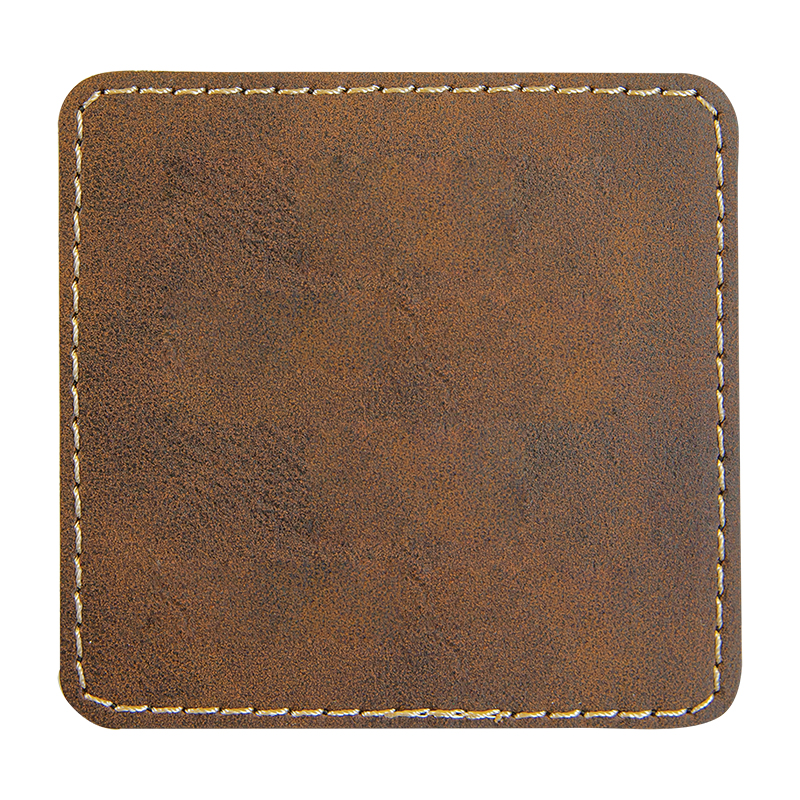 Patchs carrés en similicuir 3 1/2' x 2 1/2'
