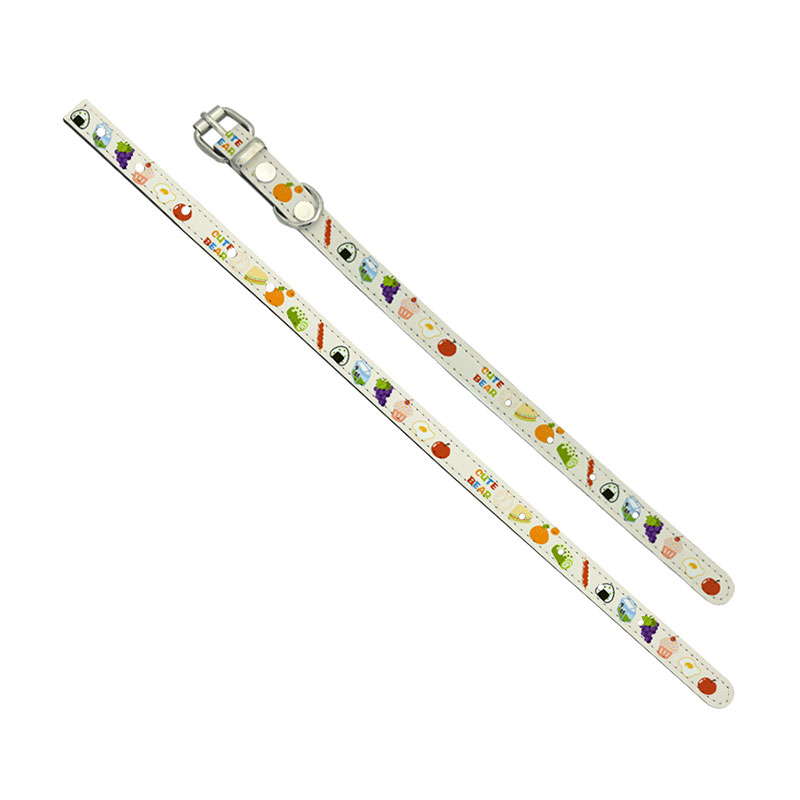Collier pour chien en similicuir par sublimation - S