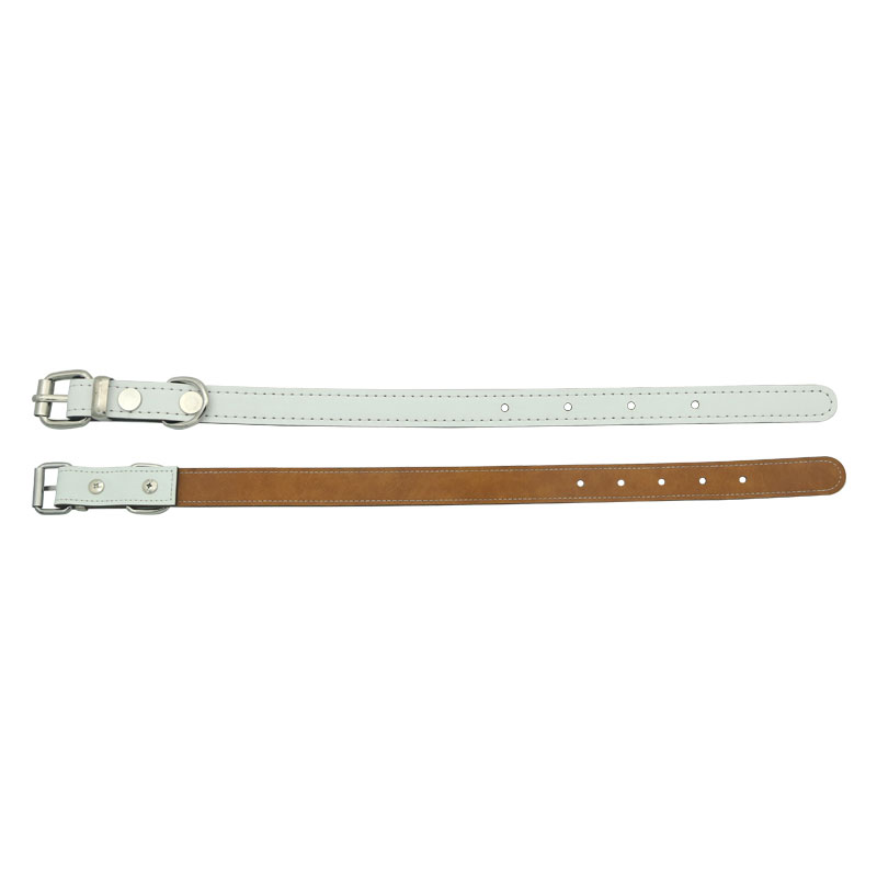 Collier pour chien en similicuir par sublimation - L