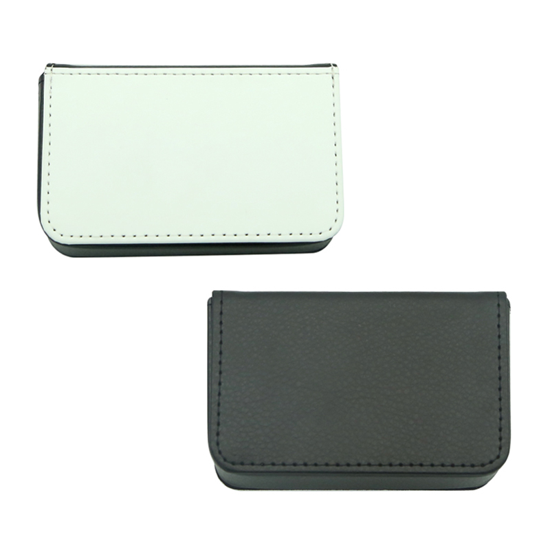 Porte-cartes de visite en cuir PU par sublimation