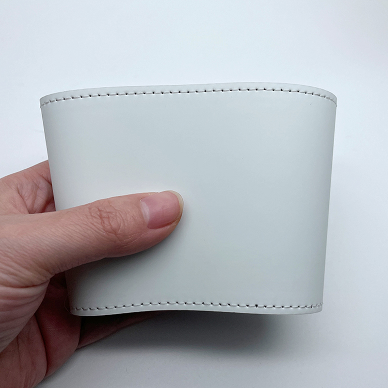Manchon de tasse en similicuir par sublimation
