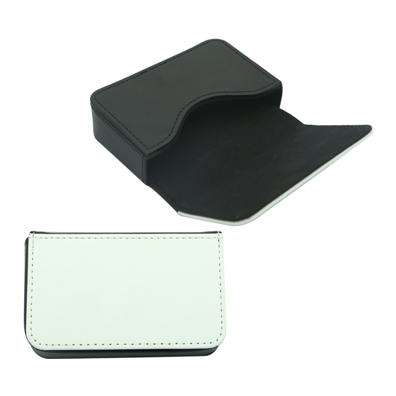 Porte-cartes de visite en cuir PU par sublimation