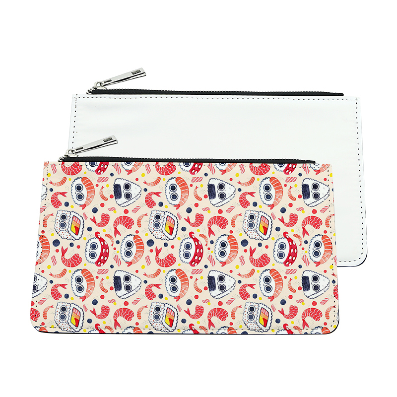 Trousse à crayons en cuir PU à sublimation