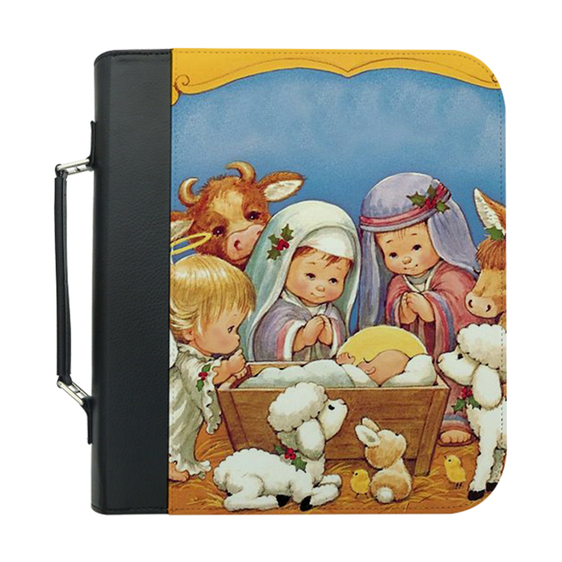 Couverture de livre en similicuir par sublimation avec fermeture à glissière