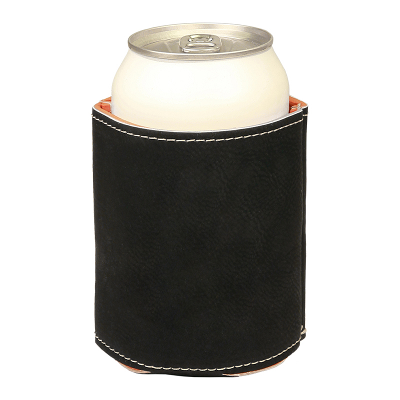 Porte-boisson en similicuir laserable