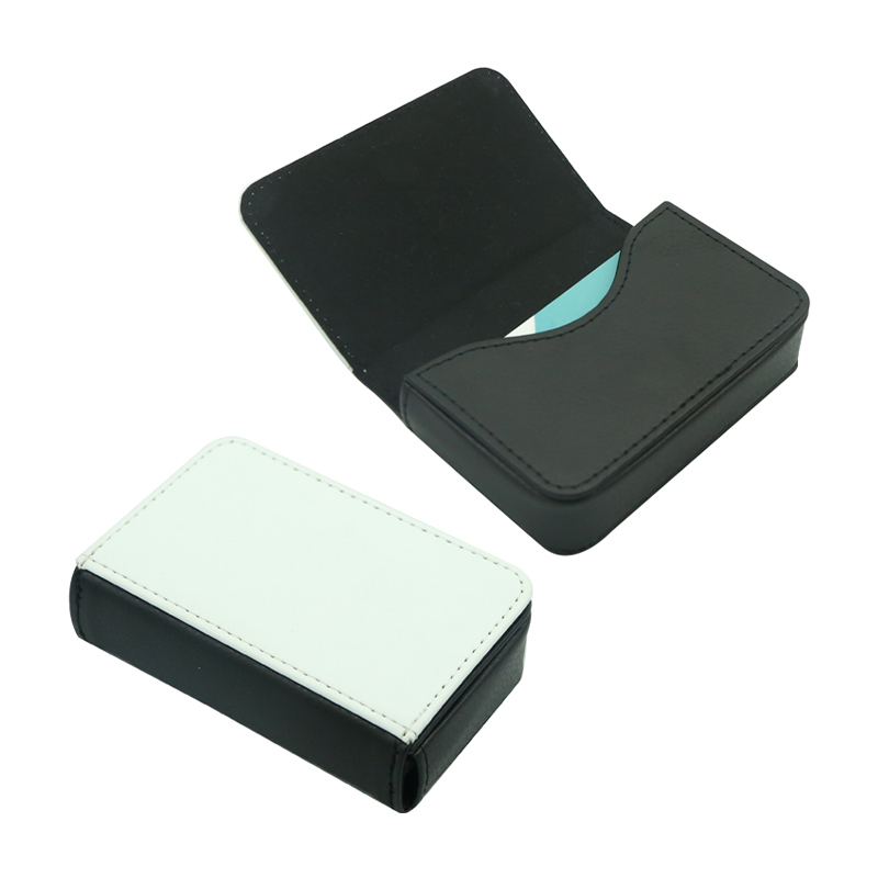 Porte-cartes de visite en cuir PU par sublimation