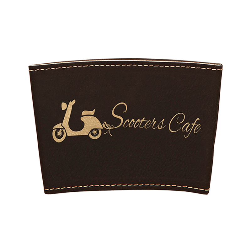 Manchon de tasse en similicuir laserable Manchon de tasse en similicuir laserable