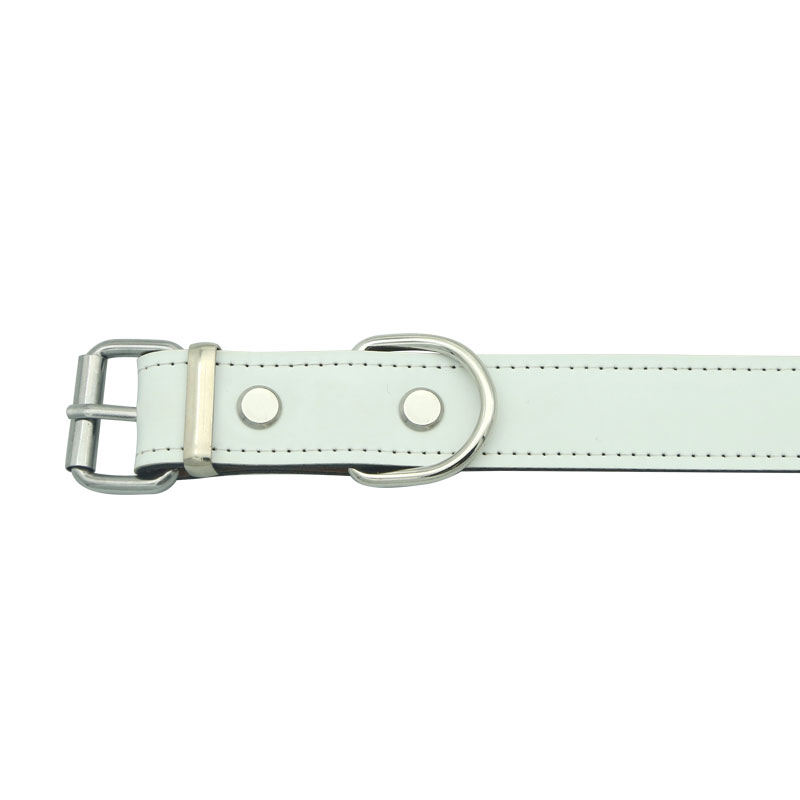 Collier pour chien en similicuir par sublimation - L