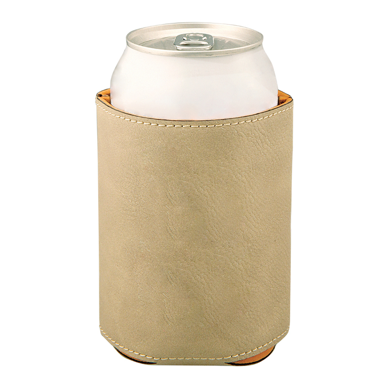Porte-boisson en similicuir laserable