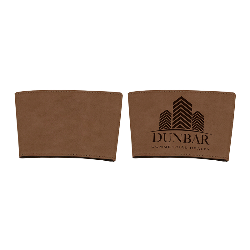Manchon de tasse en similicuir laserable Manchon de tasse en similicuir laserable