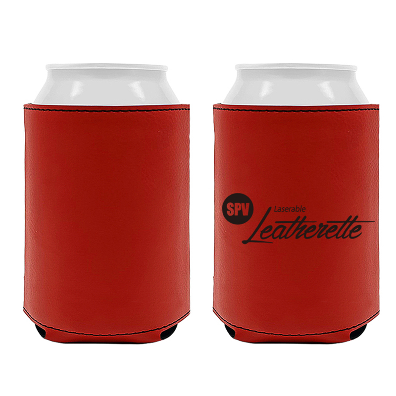 Porte-boisson en similicuir laserable