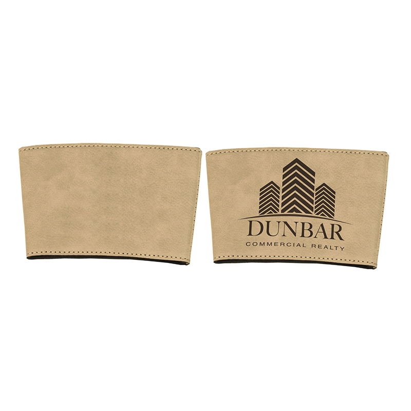 Manchon de tasse en similicuir laserable Manchon de tasse en similicuir laserable
