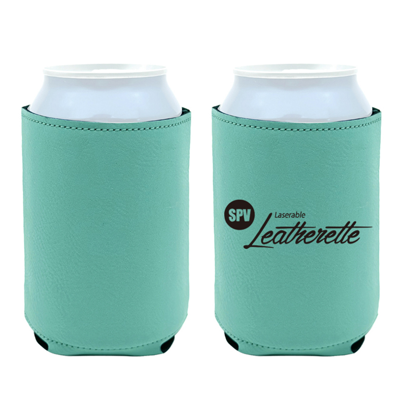 Porte-boisson en similicuir laserable