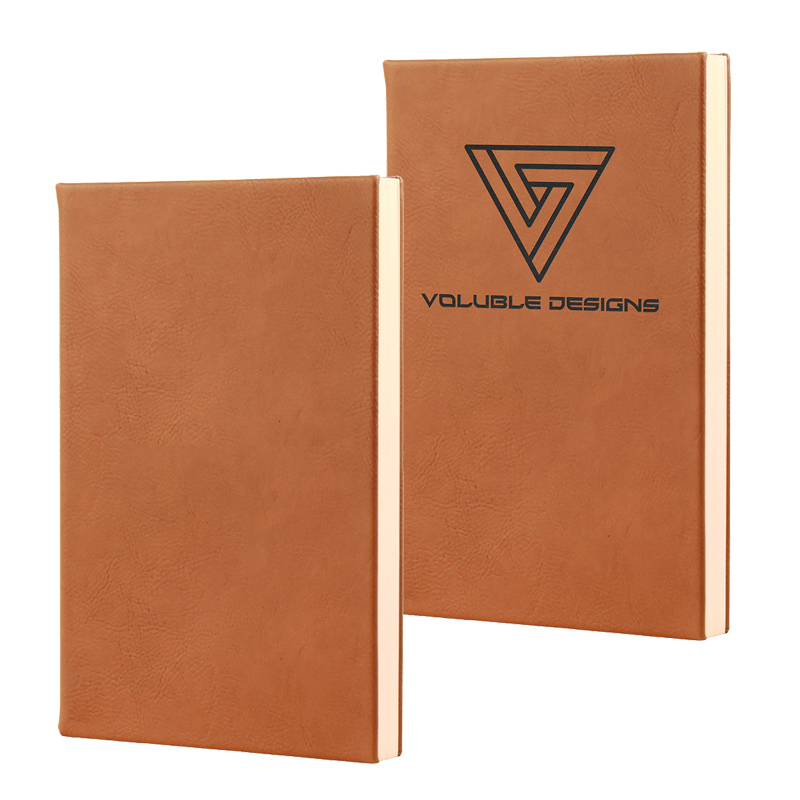 Journaux en similicuir 5 1/4' x 8 1/4'