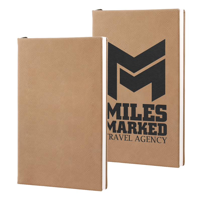 Journaux en similicuir 5 1/4' x 8 1/4'
