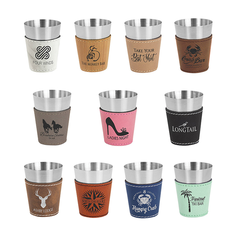 Verres à shot en similicuir