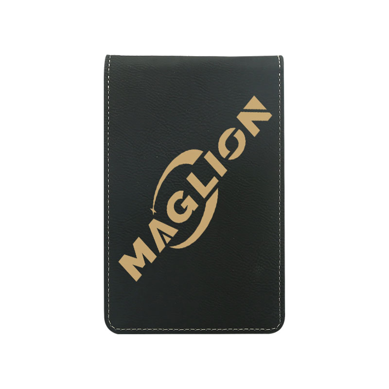 Porte-carte de pointage de golf en similicuir laserable