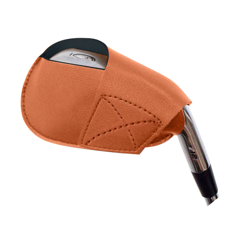 Housse de club de golf en similicuir laserable