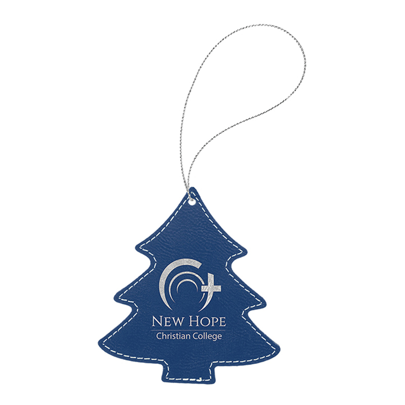 Ornement d'arbre en similicuir laserable Ornement d'arbre en similicuir laserable